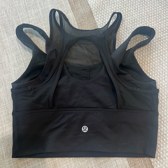 lululemon athletica Tops - Lululemon Womens 4 Sports Bra Black